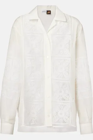 Loewe Camisa Paula’s Ibiza de algodón y seda