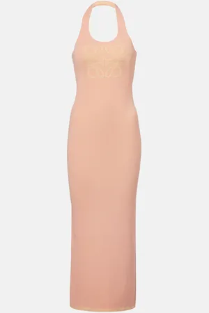 Loewe Vestido midi Paula’s Ibiza con anagrama