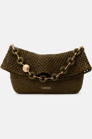 Loewe Bolso al hombro Paula’s Ibiza Ola Small de rafia