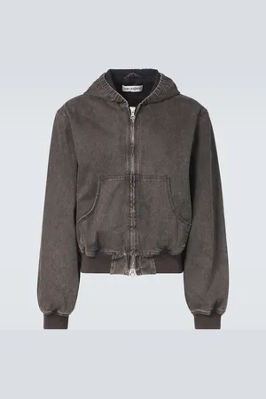 OUR LEGACY Sudadera Bank en denim revestido