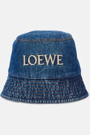 Loewe Sombrero de pescador Paula’s Ibiza en denim con logo