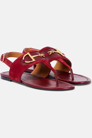 Gucci Sandalias de ante con Horsebit