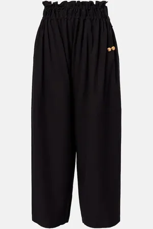Loewe Pantalones anchos de tiro medio