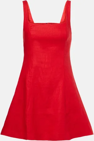 FAITHFULL THE BRAND Vestido corto Felice de lino