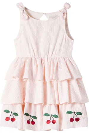 Konges Sløjd Konges Sløjd Vestido Ellie de sirsaca de algodón