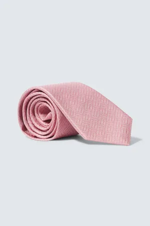 Gucci Corbata de seda en jacquard con logotipo
