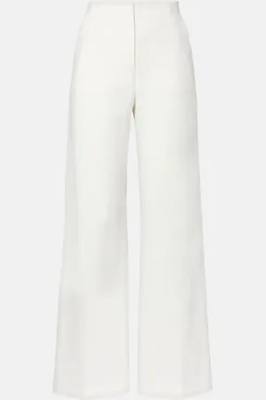 FAITHFULL THE BRAND Pantalones anchos de lino de tiro alto