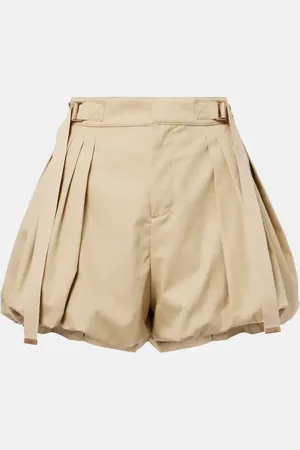Chloé Chloé Shorts de gabardina de algodón
