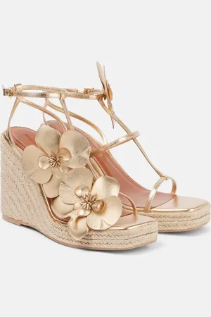 ZIMMERMANN Sandalias Orchid 110 de piel metalizada