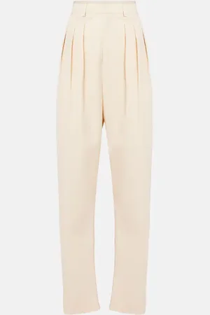 LEMAIRE Pantalones tapered de gabardina