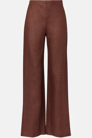 FAITHFULL THE BRAND Pantalones rectos Ilride de lino