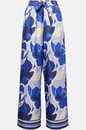 Rebecca Vallance Pantalones anchos Paros estampados