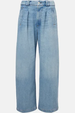 Citizens of Humanity Pantalones anchos Cara de sarga cropped