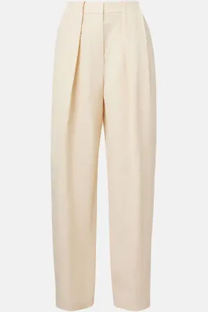 Stella McCartney Pantalones anchos de tiro alto