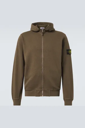 Stone Island Sudadera con capucha de algodón
