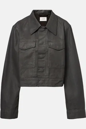 LEMAIRE Chaqueta cropped de algodón
