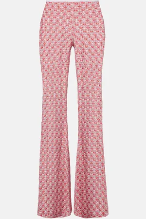 Missoni Pantalones flared de encaje y lamé