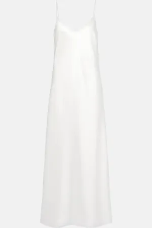 GALVAN Vestido lencero de satén