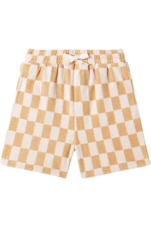 Rylee + Cru Shorts en mezcla de algodón a cuadros