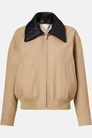 Bottega Veneta Chaqueta Intrecciato en sarga de algodón