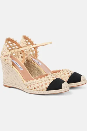 Aquazzura Alpargatas con cuña Sunburst 120