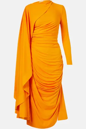 Bottega Veneta Vestido largo de jersey drapeado
