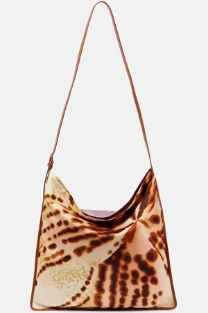 DRIES VAN NOTEN Bolso al hombro Large con ribete de piel