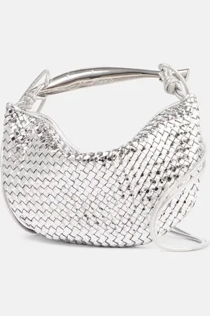 Bottega Veneta Bolso Sardine Baby de piel Intrecciato metalizada