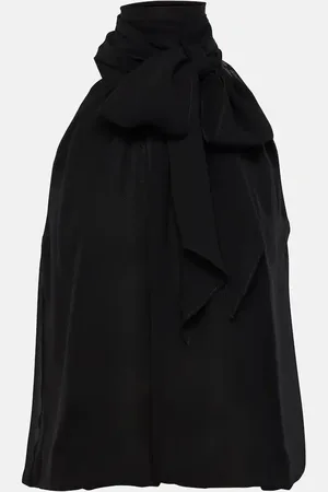 Max Mara Top Fiore de seda con cuello halter