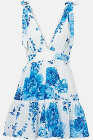 POUPETTE ST BARTH Vestido corto Cara de algodón floral
