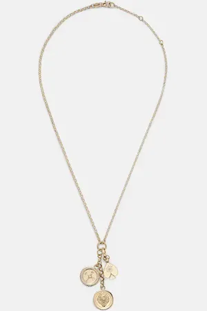 Foundrae Collar con colgante de oro de 18 ct con diamantes