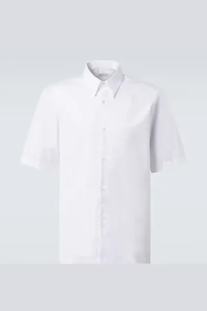 DRIES VAN NOTEN Camisa en popelín de algodón