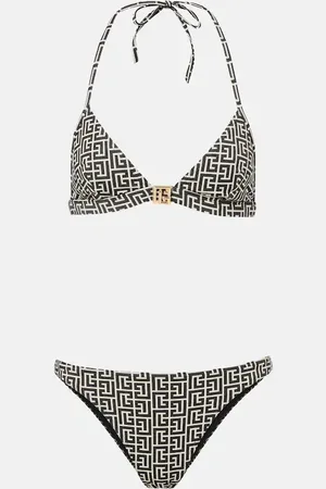 Balmain Bikini con monograma