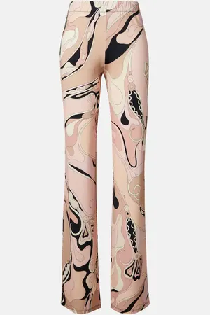 Puccini Pantalones anchos Orchidee de jersey