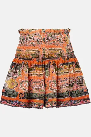 Isabel Marant Shorts anchos Maelly de gasa de seda