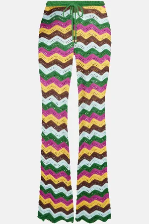 Bananhot Pantalones Kim en croché de mezcla de algodón