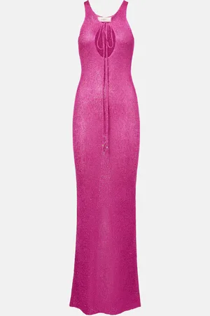 Bananhot Vestido largo Jules de punto con lentejuelas