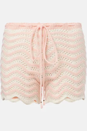 Bananhot Shorts Mina en mezcla de algodón a rayas