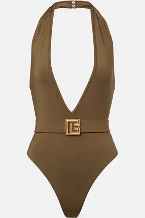Balmain Bañador con cinturón