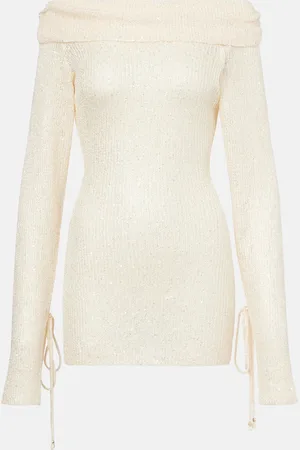 Bananhot Vestido corto Rory de punto con lentejuelas