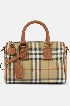 Burberry Tote Check Mini de lona