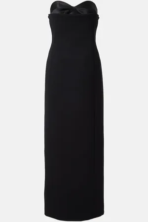 Khaite Vestido largo Yael de crepé