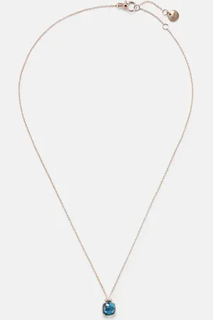 Pomellato Collar Nudo Mini de oro rosa de 18 ct con topacio y diamantes
