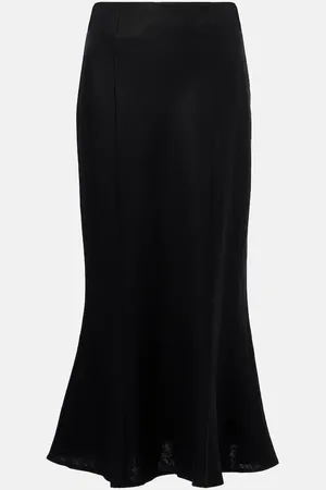 FAITHFULL THE BRAND Falda midi de lino