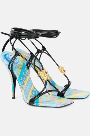 VERSACE Sandalias La Medusa de piel estampadas