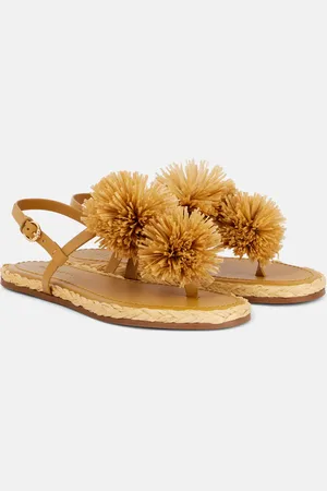 ULLA JOHNSON Alpargatas de piel con aplique