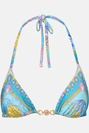 VERSACE Top de bikini Medusa estampado