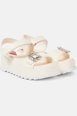 Roger Vivier Sandalias con cuña Slidy Viv’ de piel
