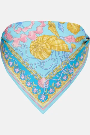 VERSACE Top bandeau Underwater Barocco de sarga