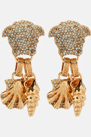 VERSACE Pendientes La Medusa con cristales